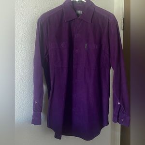 Purple corduroy overshirt by DKNY (size S)
